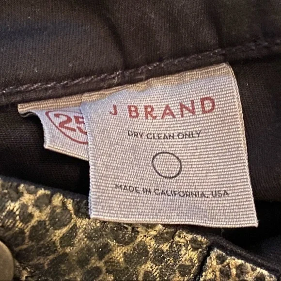 J Brand Snakeskin Skinny Jeans Jeggings Size 25 - Picture 7 of 7